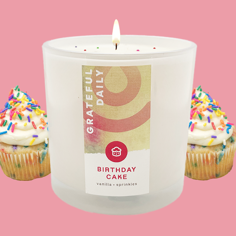 Birthday Cake Soy Candle